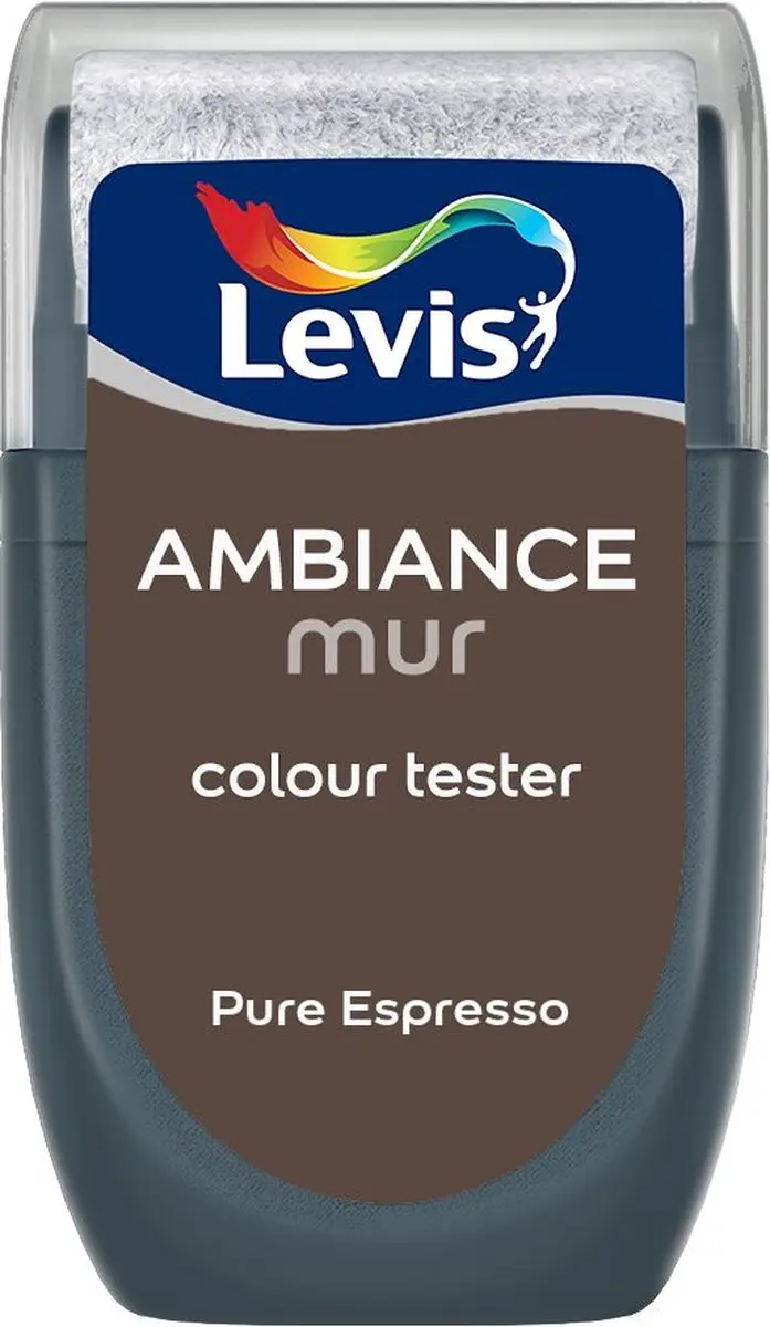 Levi's Muurverf Kleurtester Mat Mix Pure Espresso 30ml