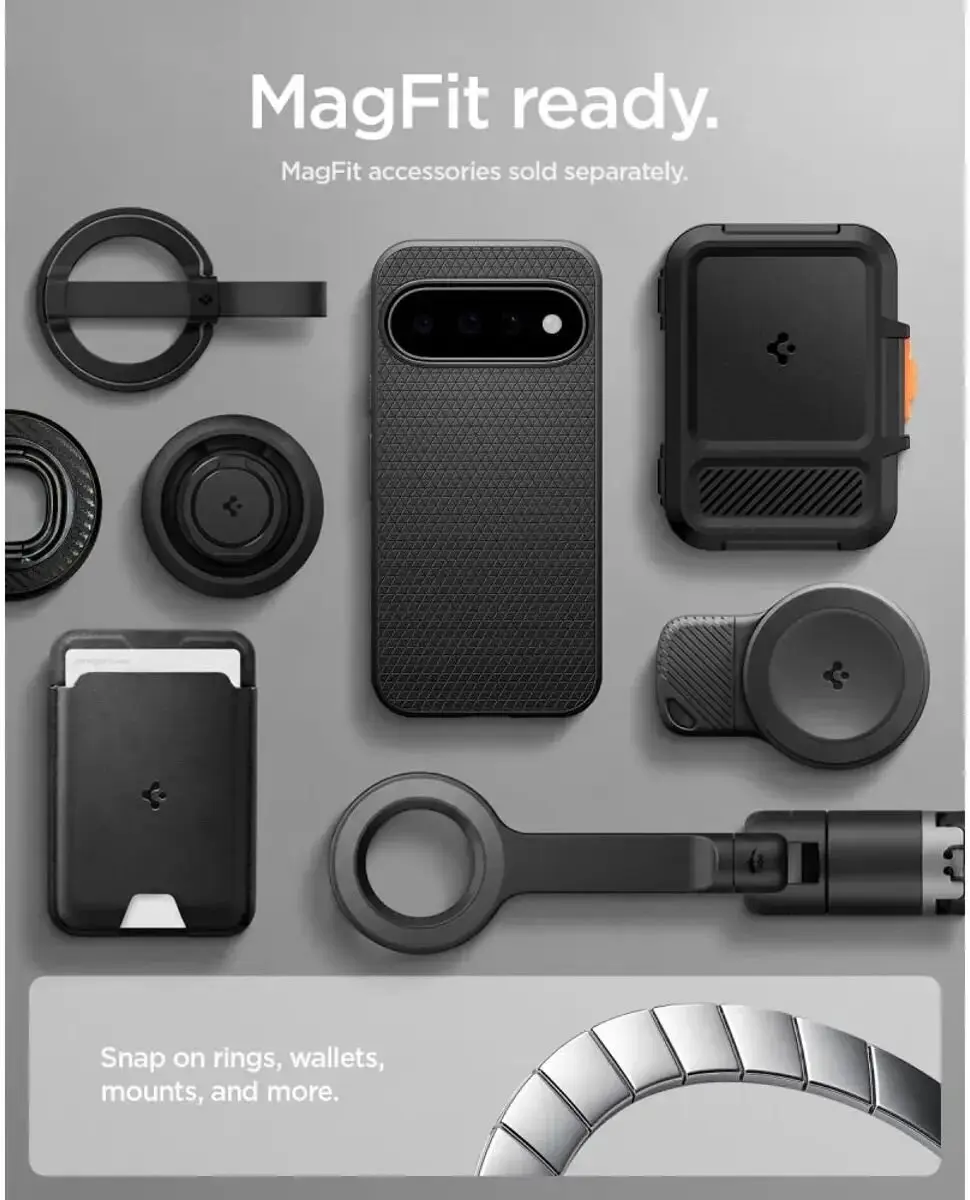 Spigen ACS11439 Hoesje Google Pixel 11 - MagFit - Zwart - afbeelding 6 van 6