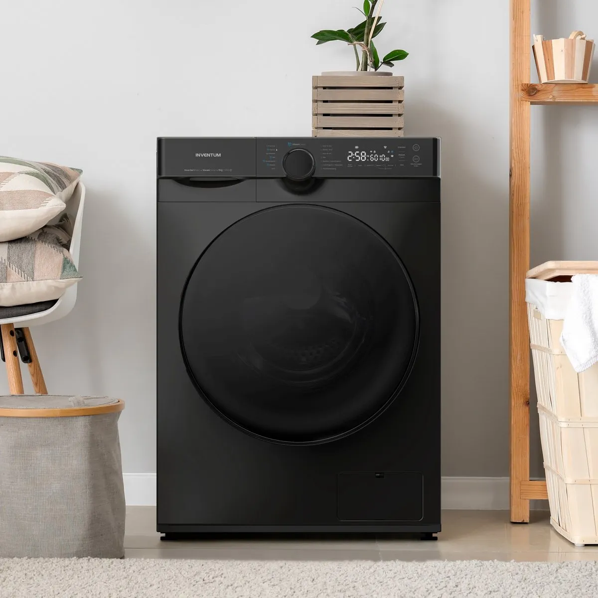 Inventum VWM9010B Wasmachine 9kg - 14 Programma's - 1400 Toeren - Zwart