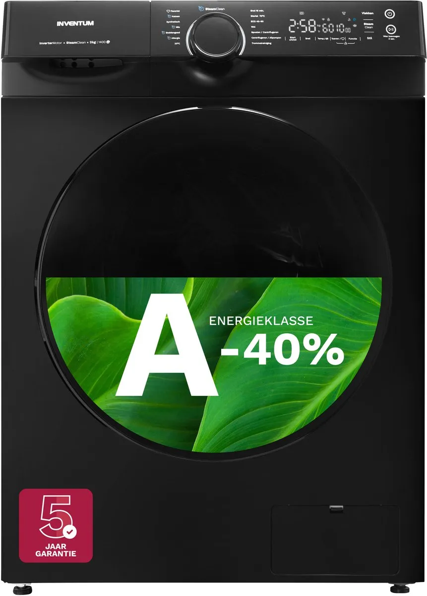 Inventum VWM9010B Wasmachine 9kg