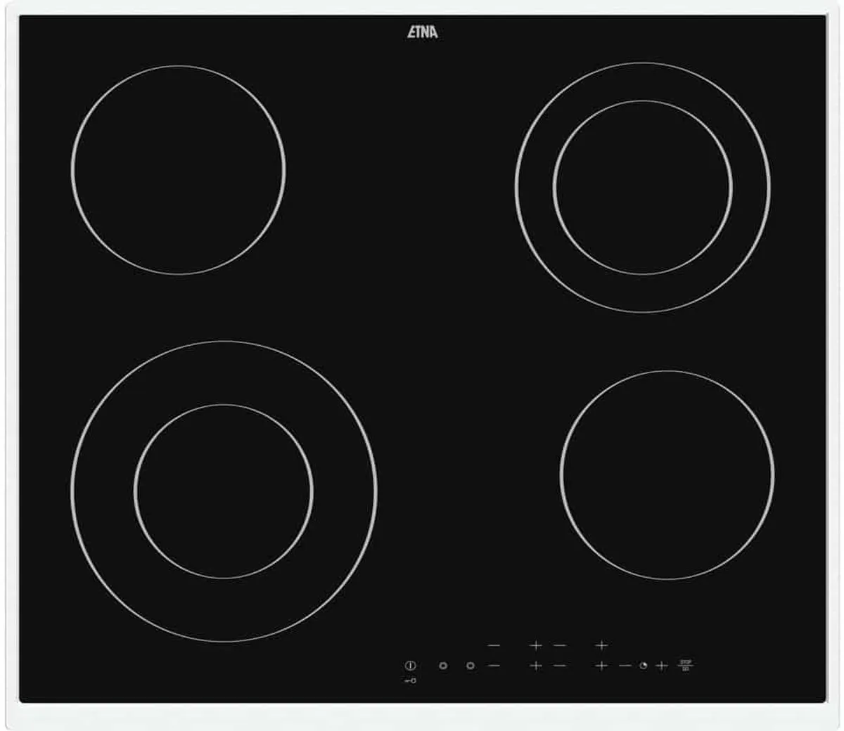 Etna KC360RVS Inbouw Keramische Kookplaat 4 Zones - RVS