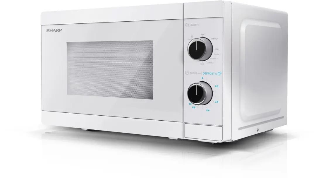 Sharp YC-MG01E-W Grill - 1000W - 25,5cm Draaiplateau - Wit/Zwart