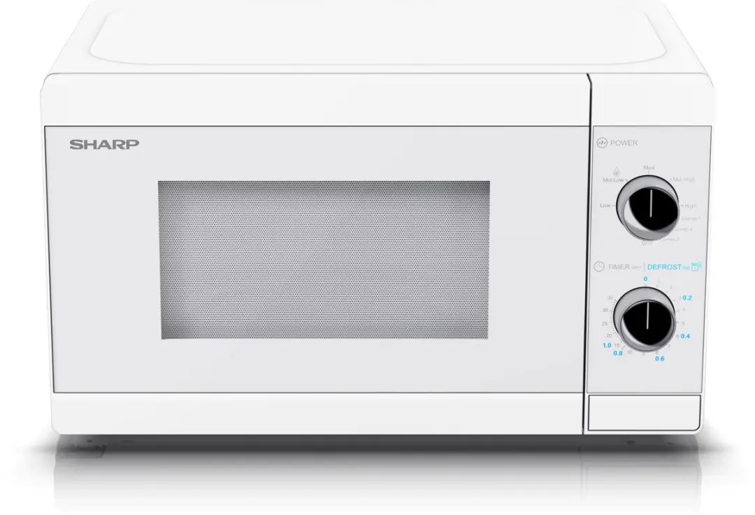 Sharp YC-MG01E-W Grill - 1000W - 25,5cm Draaiplateau - Wit/Zwart