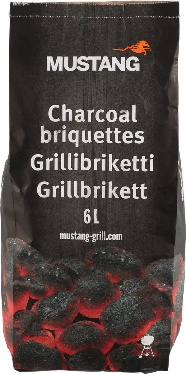 Mustang Houtskoolbriketten 2 kg