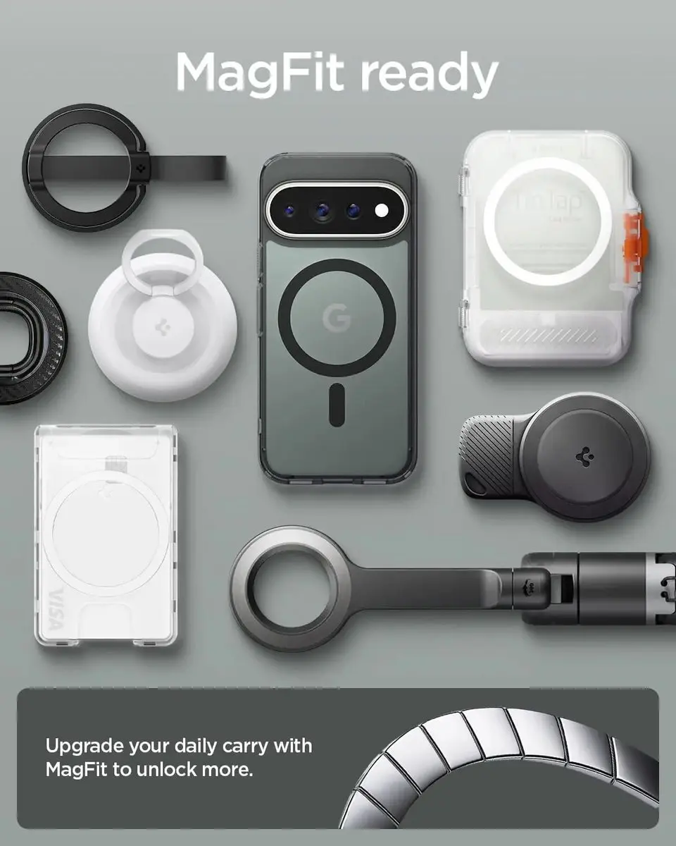 Spigen Ultra Hybrid MagFit ACS11452 Hoesje - Google Pixel 11 Pro XL - Zwart