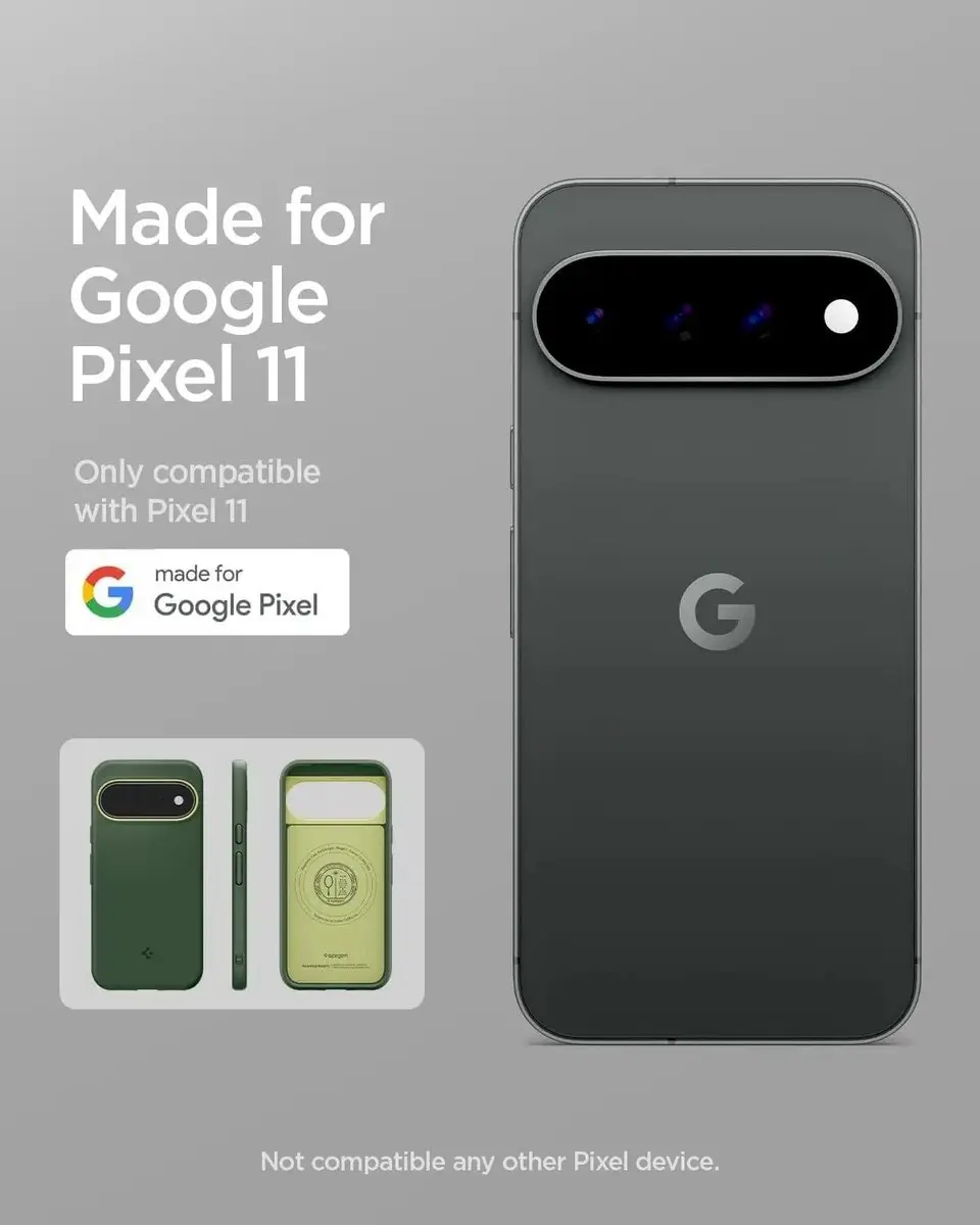 Spigen Nano Pop MagFit ACS11446 Hoesje - Google Pixel 11 - Groen