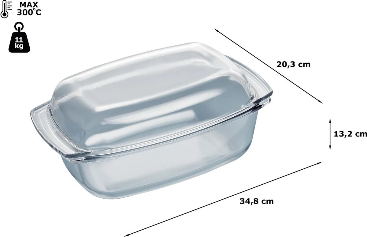 Bosch BSHG Glazen Braadpan 5,4L - HEZ915003
