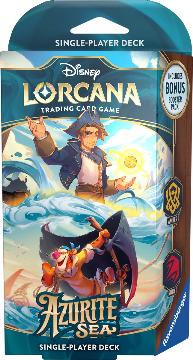 Disney Lorcana: Azurite Sea Jim Hawkins & Tiger Starter Deck