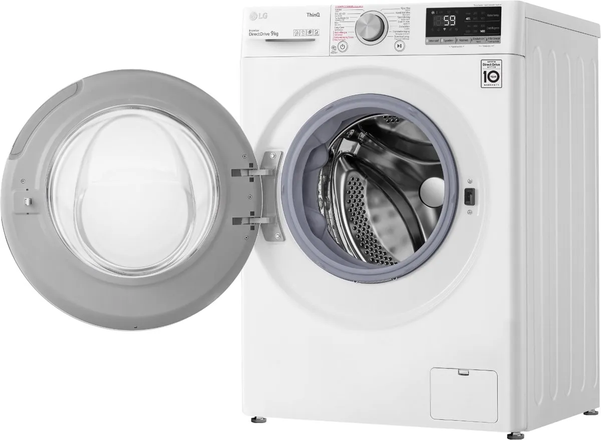 LG F4WV509S1H Wasmachine 9kg - Wit - afbeelding 6 van 6