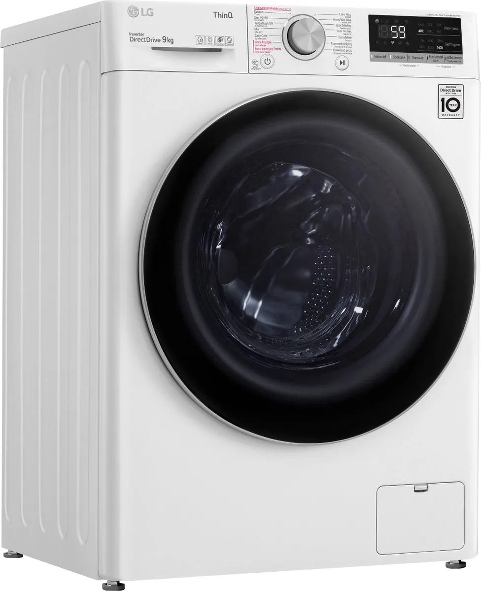 LG F4WV509S1H Wasmachine 9kg - Wit