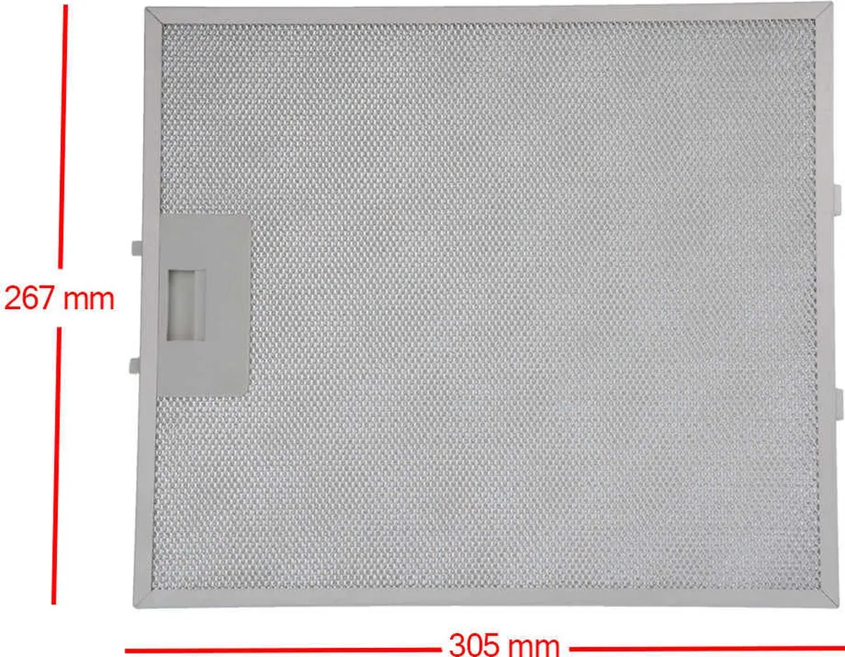 KitchenAid Metaalfilter 480122102168 - 306x267x7mm