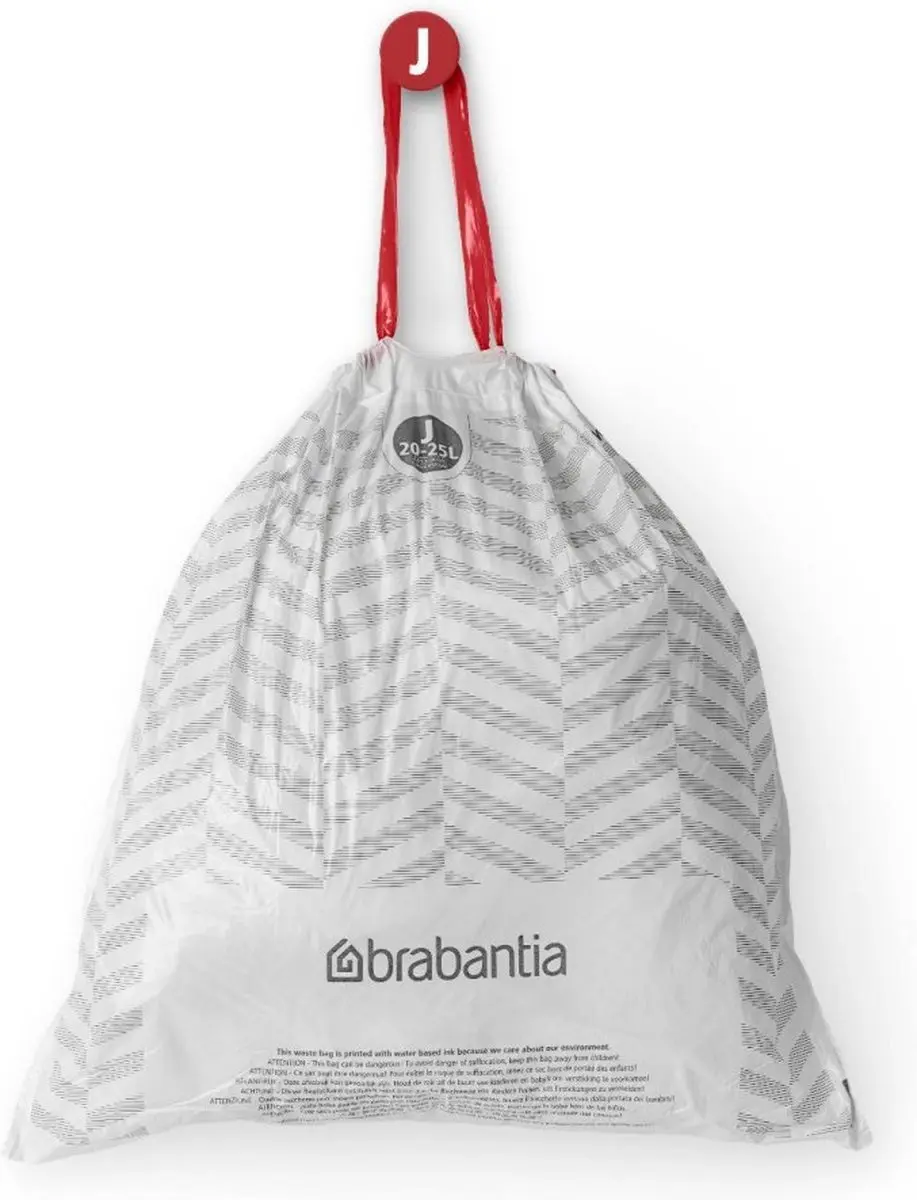 Brabantia PerfectFit Afvalzakken Code J 25L - 20 Stuks - afbeelding 5 van 6