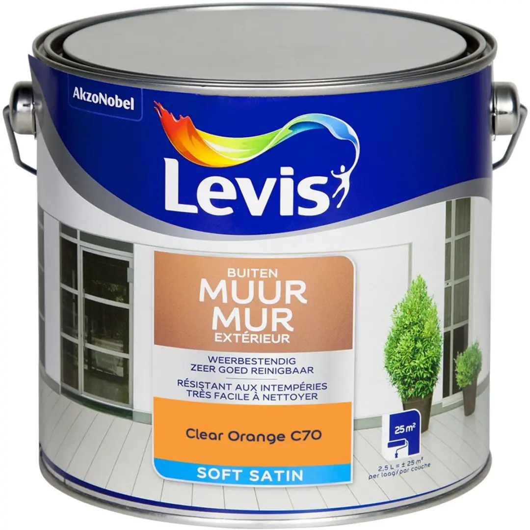 Levi's Muur Buiten Mix Clear Orange C70 Mengverf 2,5L