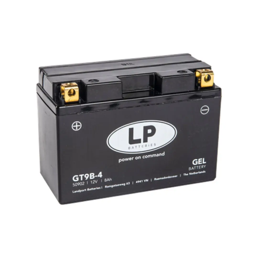 LANDPORT (LP) GT9B-4 MOTOR GEL ACCU 12 VOLT 8,0 AH