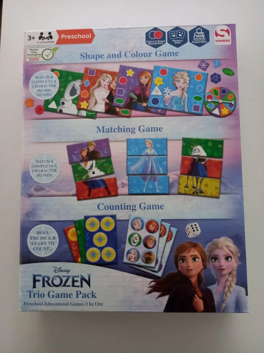 Disney Frozen Trio Game Pack Bordspel