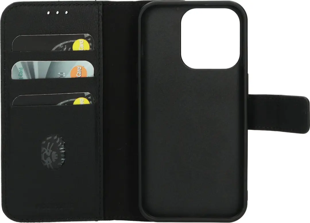 Mobiparts MP-124368 Hoesje iPhone 15 Pro - Wallet 2-in-1 - MagSafe - Zwart - afbeelding 5 van 6