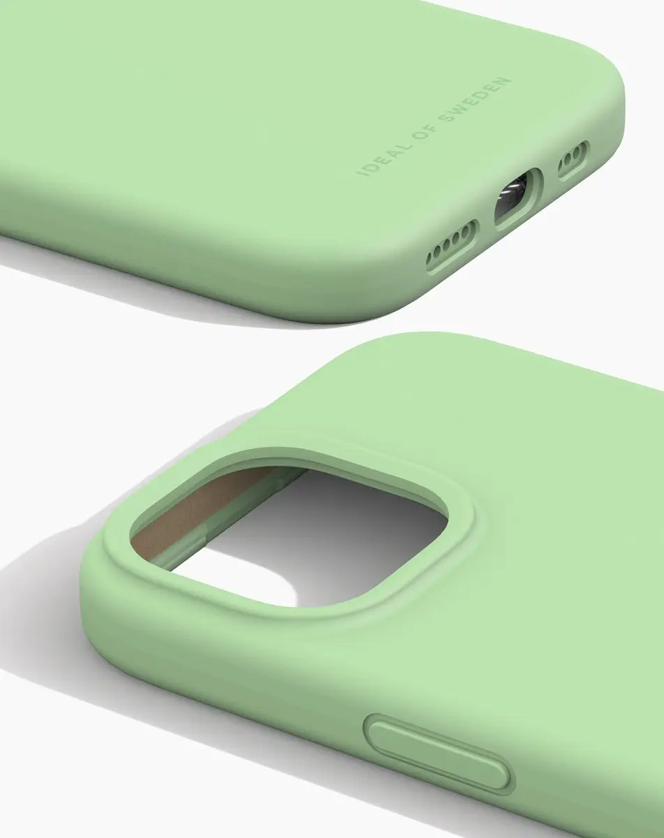 iDeal of Sweden iPhone 17/16/15/14/13 Silicone Hoesje - Mint