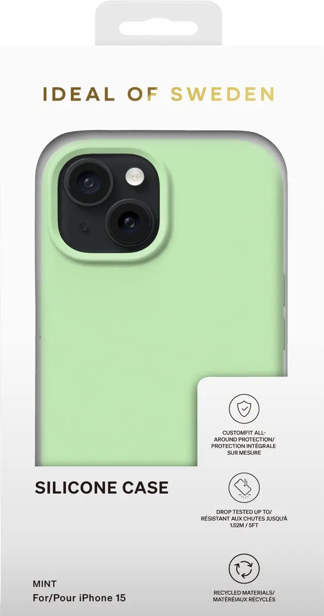 iDeal of Sweden iPhone 17/16/15/14/13 Silicone Hoesje - Mint - afbeelding 6 van 6