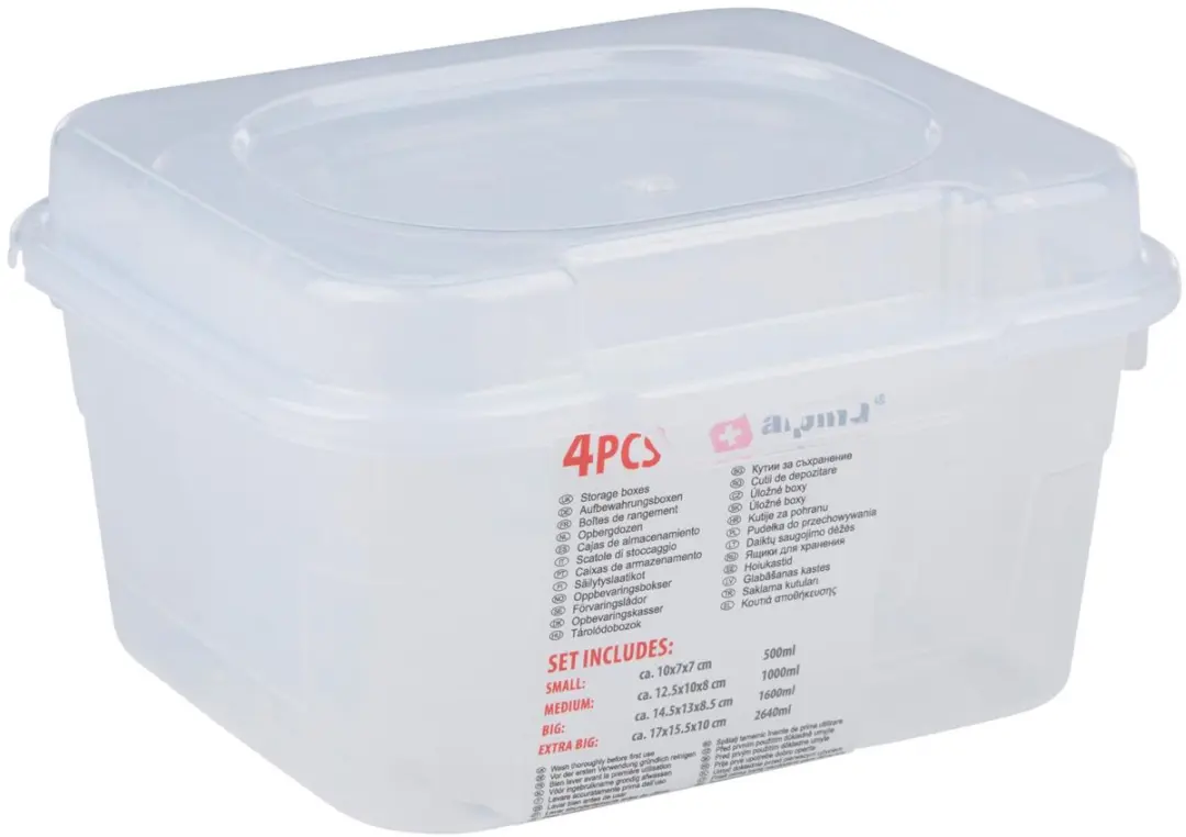 Alpina Opbergbox 2,64L Transparant