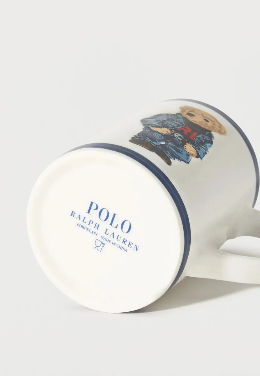 POLO RALPH LAUREN Denim Bear Mok PO272R00U-T11 - 410ml - Wit/Blauw
