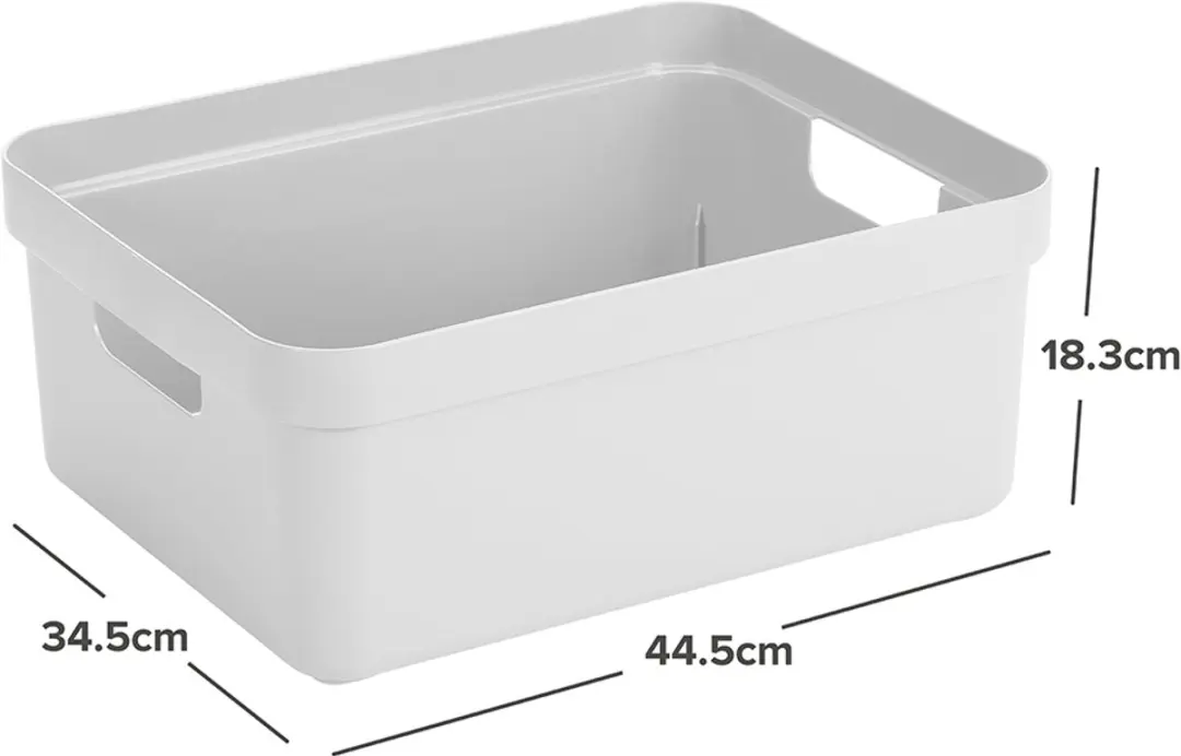 Sunware Sigma Home Opbergbox 24L - Wit