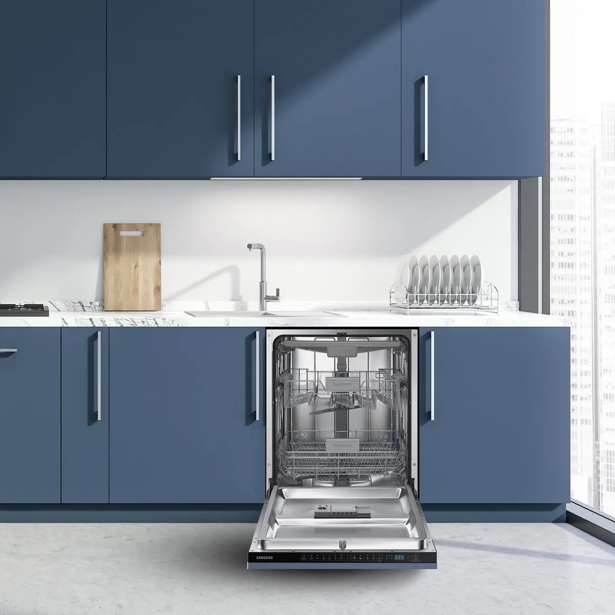 Samsung DW60M6050BB Inbouw Vaatwasser 14 Couverts