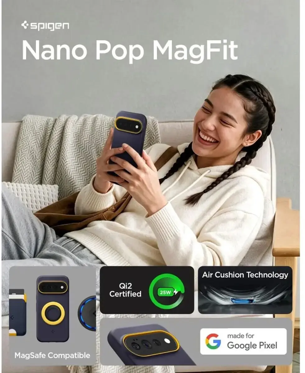 Spigen Nano Pop MagFit ACS11454 Hoesje - Blauw