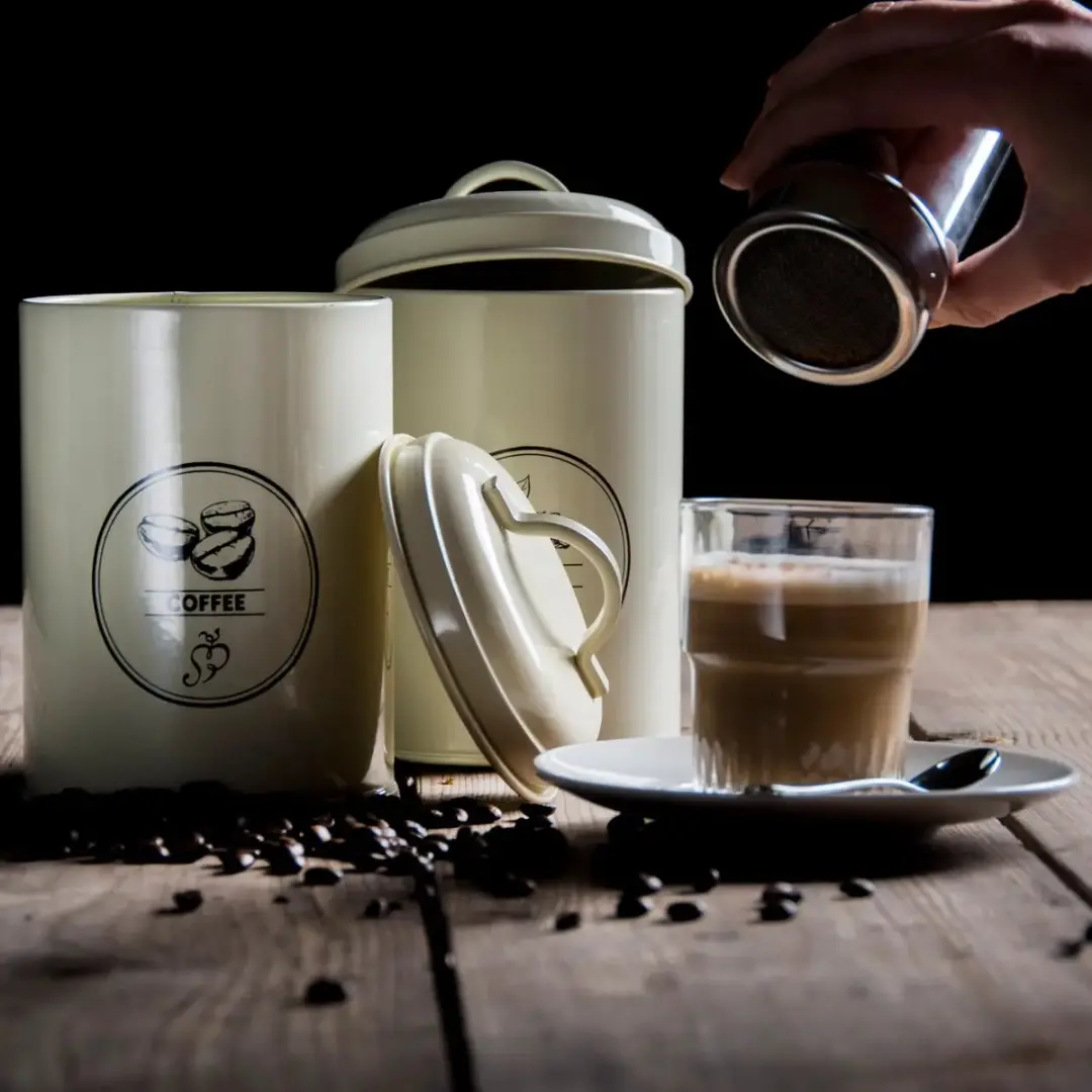 Esschert Design Voorraadblik Koffie/Thee/Suiker C2102 - 2L - 3 Stuks - afbeelding 3 van 6