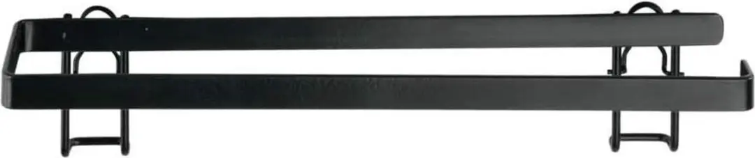 Wenko Gala Keukenrolhouder Wand 31cm - Zwart Staal
