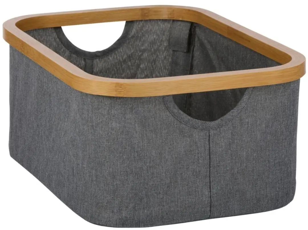 Alpina Bamboe Opbergmand 38x26x16cm - 3 Vakken