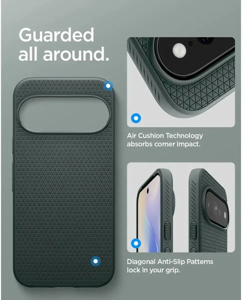 Spigen Liquid Air MagFit ACS11858 Hoesje - Google Pixel 11 Pro - Groen
