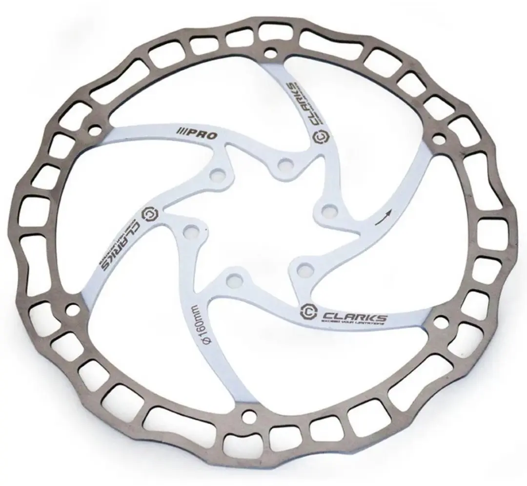 Clarks CD-08 6B Remschijf 180mm - Wit/Zilver