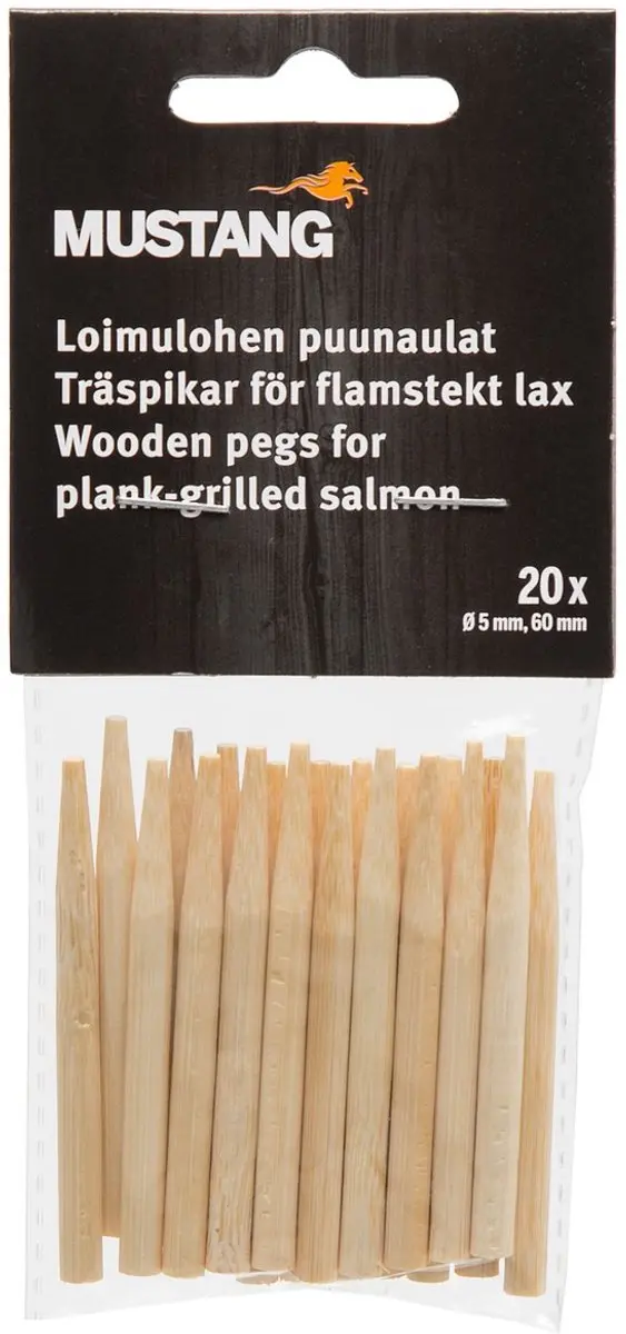 Mustang Bamboe BBQ Pinnen 20 Stuks
