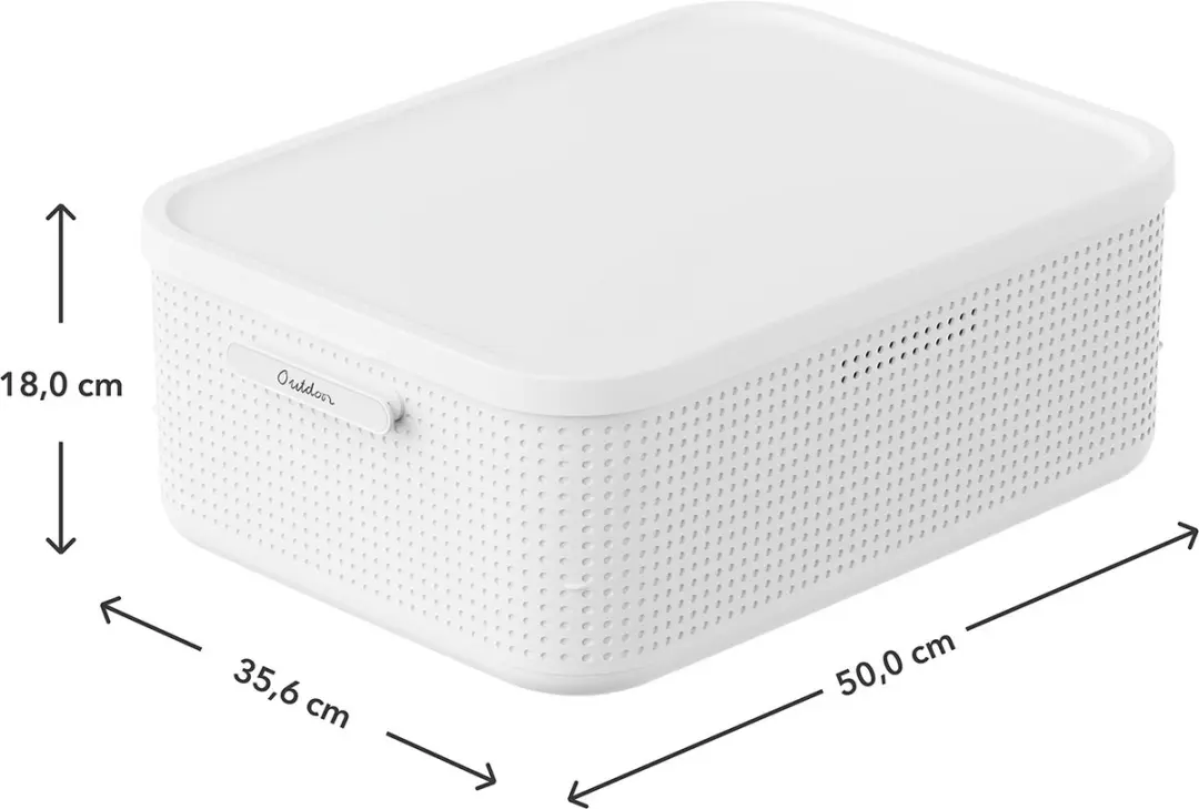 Rotho WOP Opbergbox M 26L - Wit - afbeelding 6 van 6
