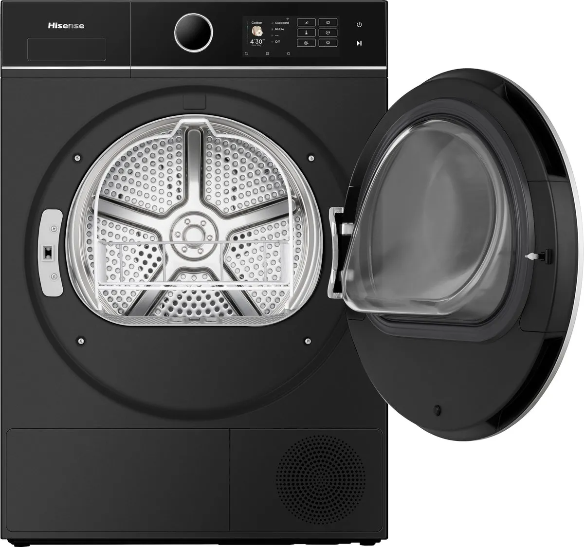 Hisense DH5I104BBAB Wasdroger 10kg - Zwart - afbeelding 6 van 6