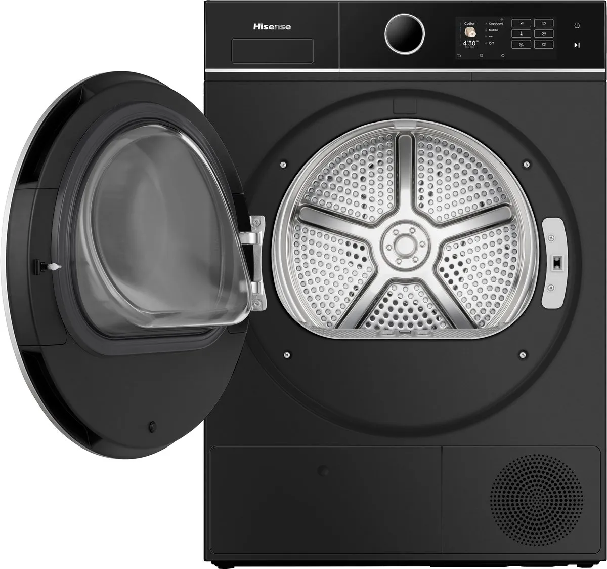 Hisense DH5I104BBAB Wasdroger 10kg - Zwart