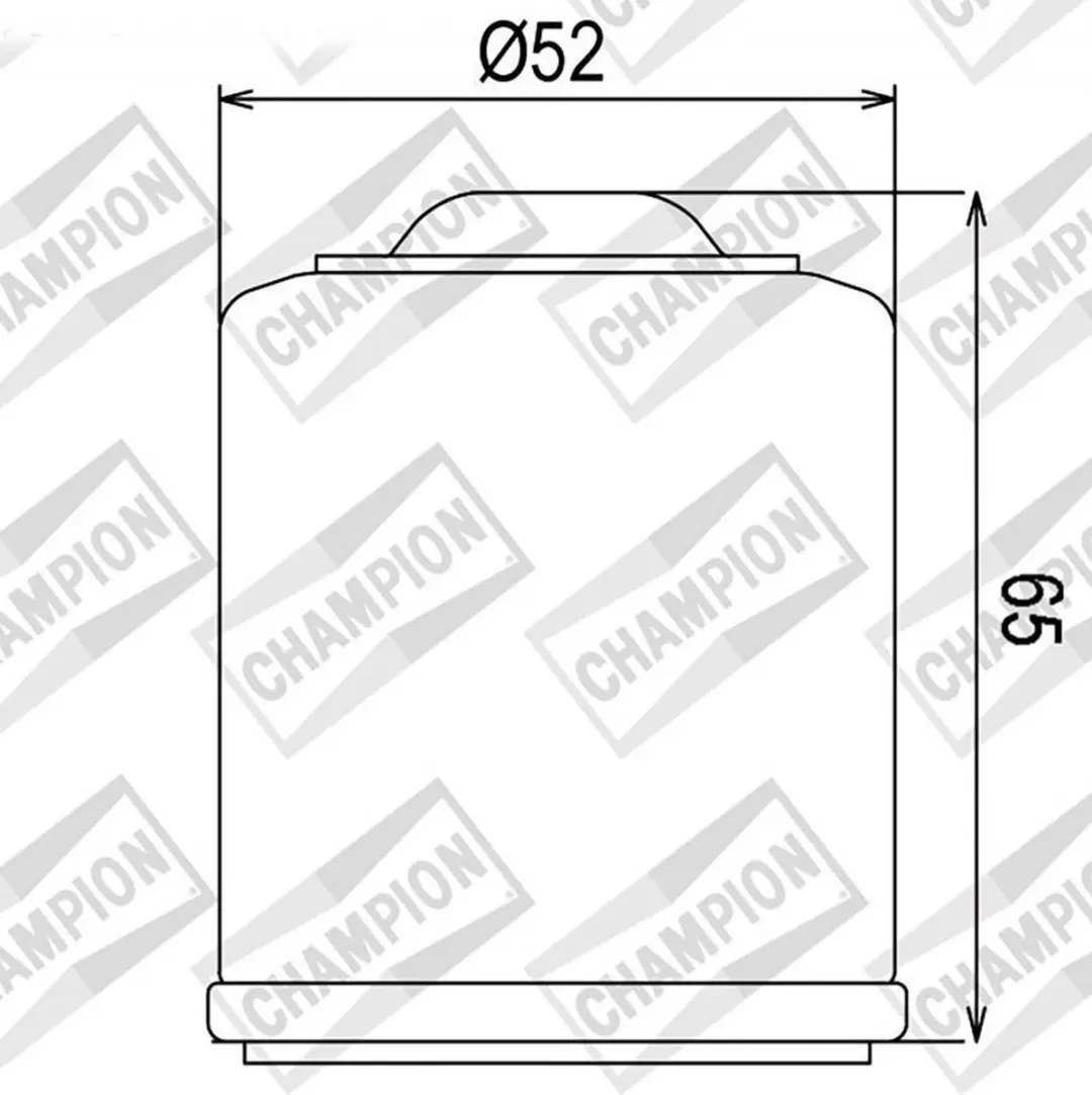 Champion Oliefilter Derbi 125 GP1 Scooter 2007-2010