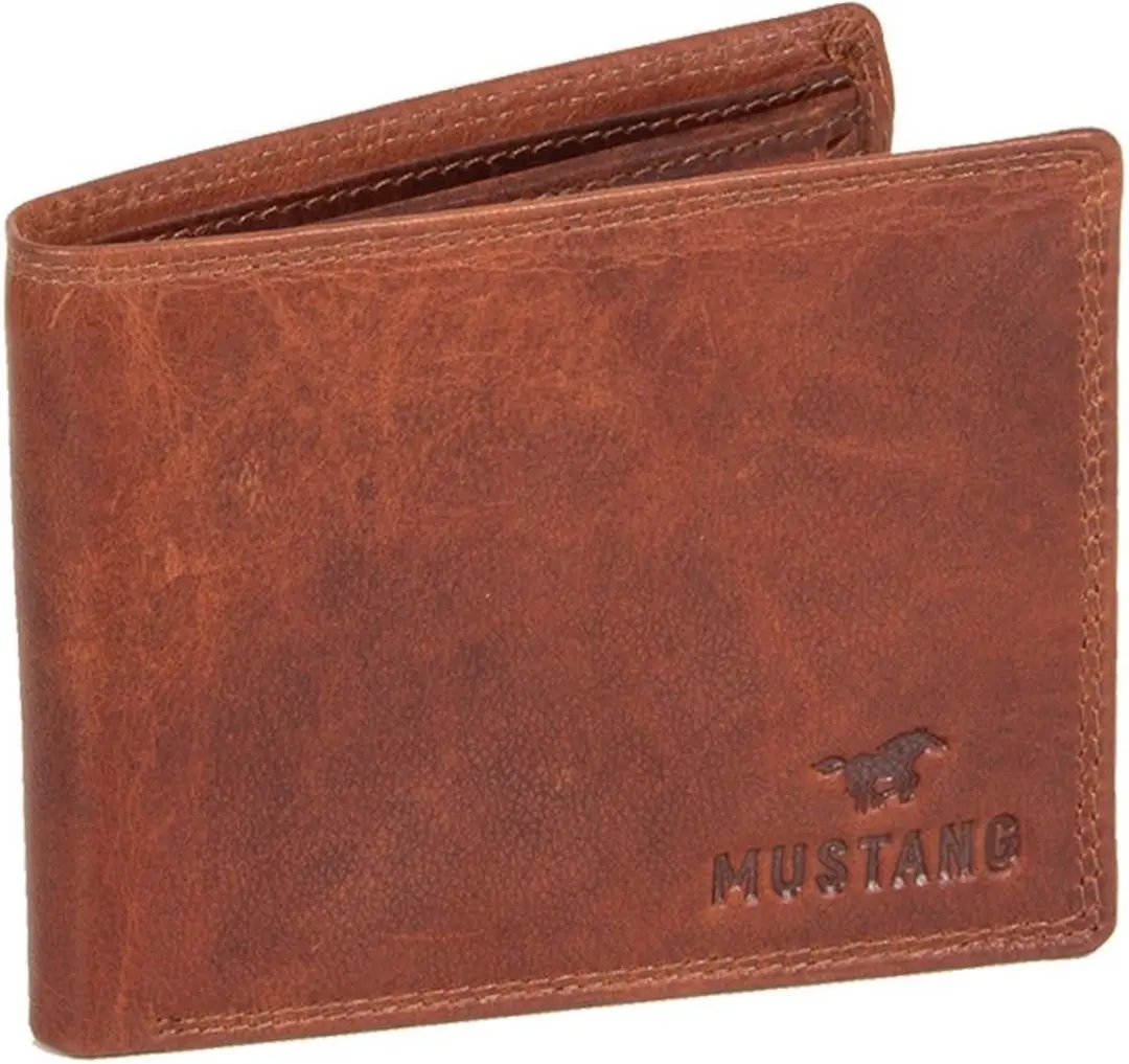 Mustang Udine Cognac Leren Portemonnee
