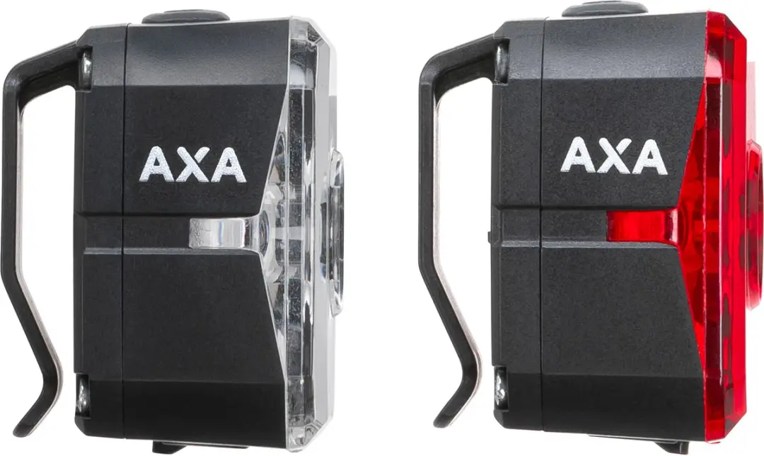 AXA Niteline Spot+ Fietsverlichting Set - USB-C Oplaadbaar
