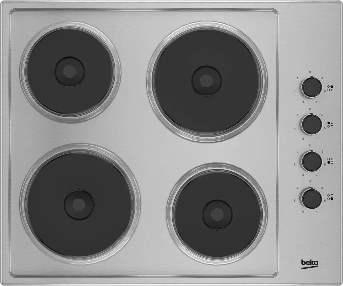 Beko HIGE64100X Inbouw Elektrische Kookplaat