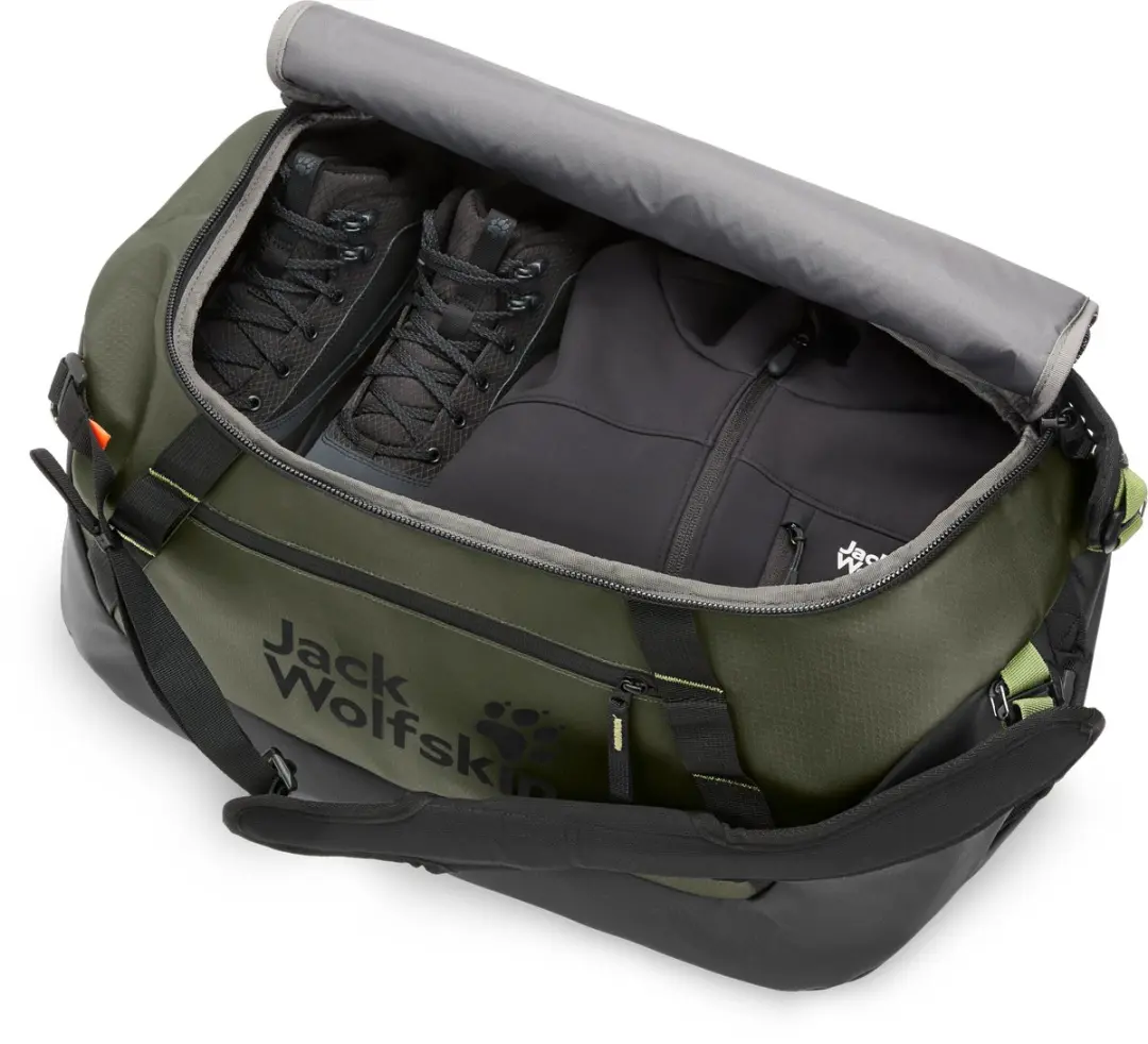 Jack Wolfskin Tecton Weekender 28cm - 35L - Olijfkleur - afbeelding 6 van 6