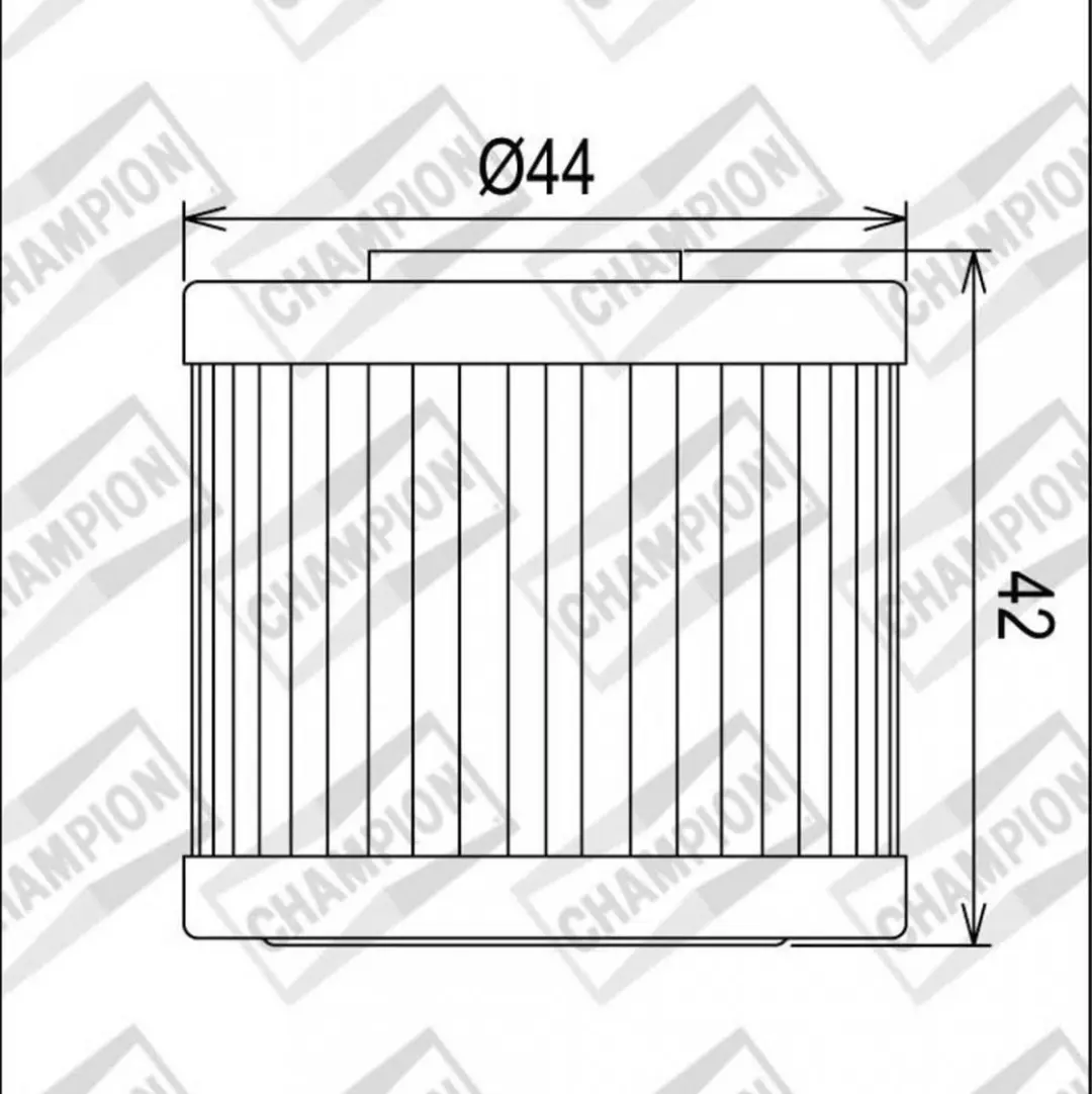 Champion Oliefilter Kymco 125 Super Dink na 2009 - COF466