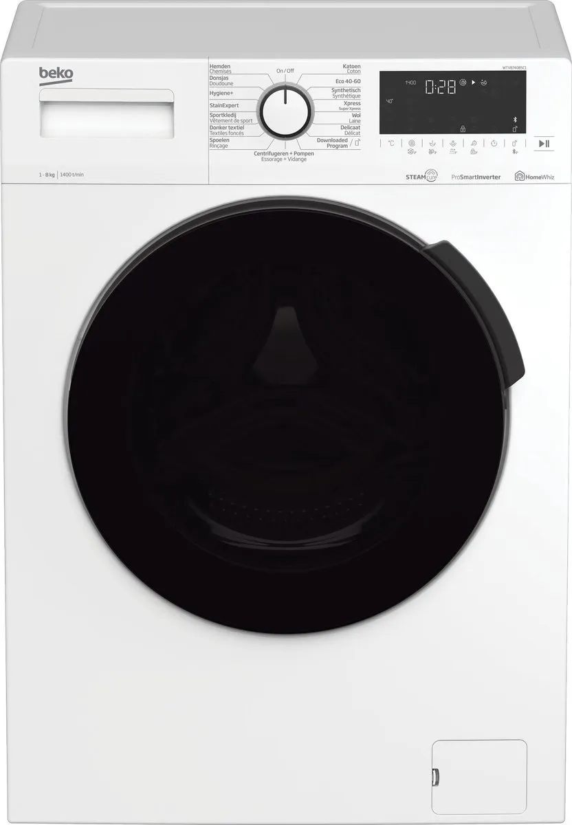 Beko WTV8740BSC1 Wasmachine 8 kg