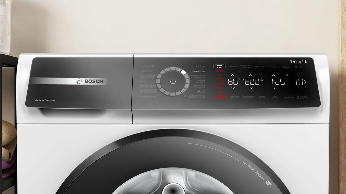 Bosch WGB2561AFG Serie 8 Wasmachine 10kg - 1600rpm - Wit