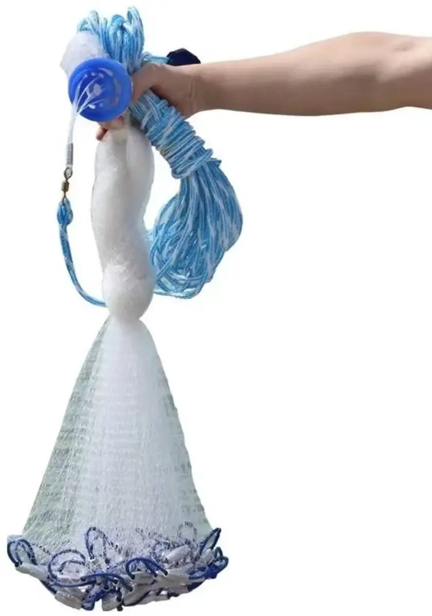 RedParrot Werpnet Vissen 500cm - Wit
