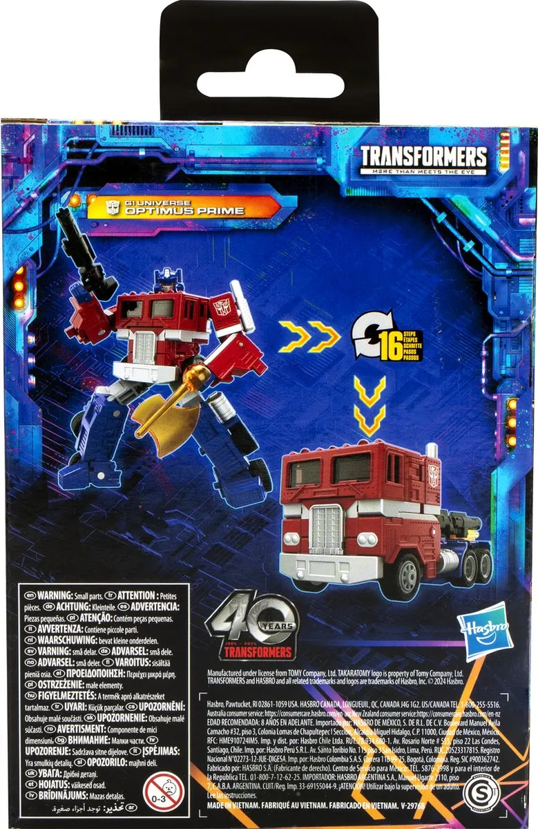 Hasbro Transformers Legacy United G1 Optimus Prime F98485X0 - Multi