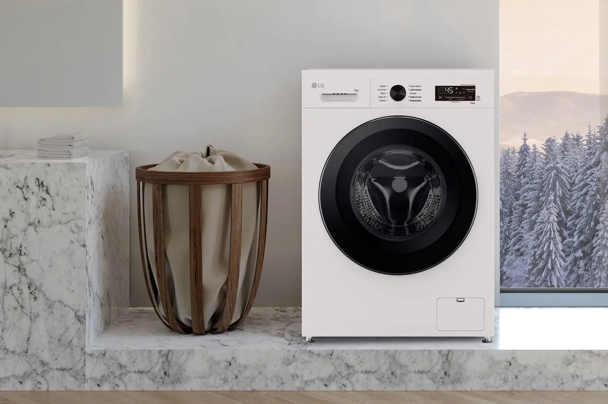 LG F4X1009NWK Wasmachine 9kg - Direct Drive - 1400 RPM - Wit