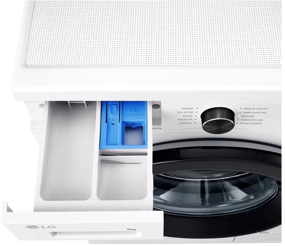 LG F4X1009NWK Wasmachine 9kg - Direct Drive - 1400 RPM - Wit