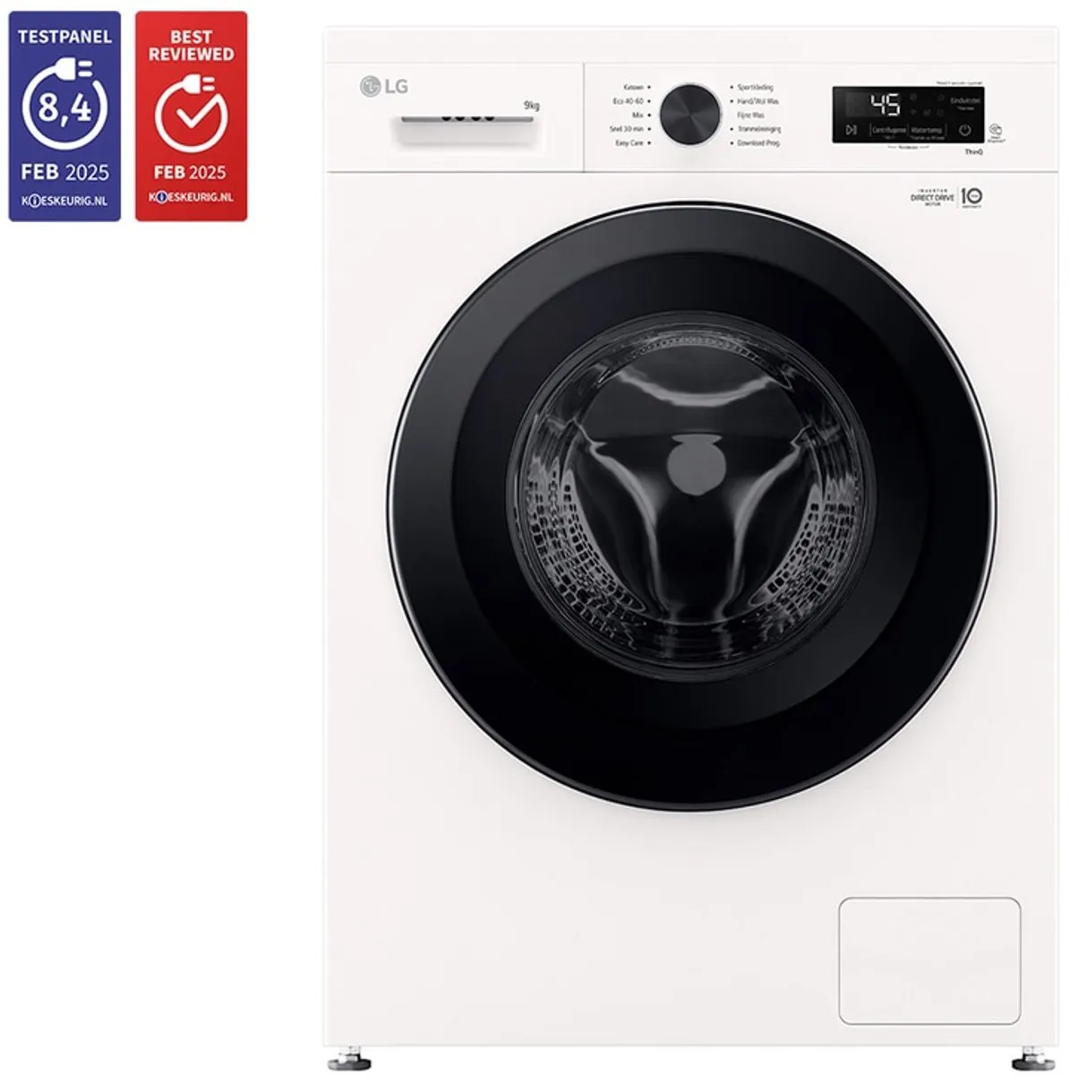 LG F4X1009NWK Wasmachine 9kg