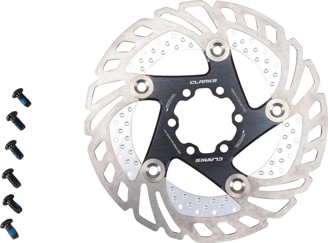 Clarks CFR-11FA Floating Remschijf 6-bouts 160mm, zilver
